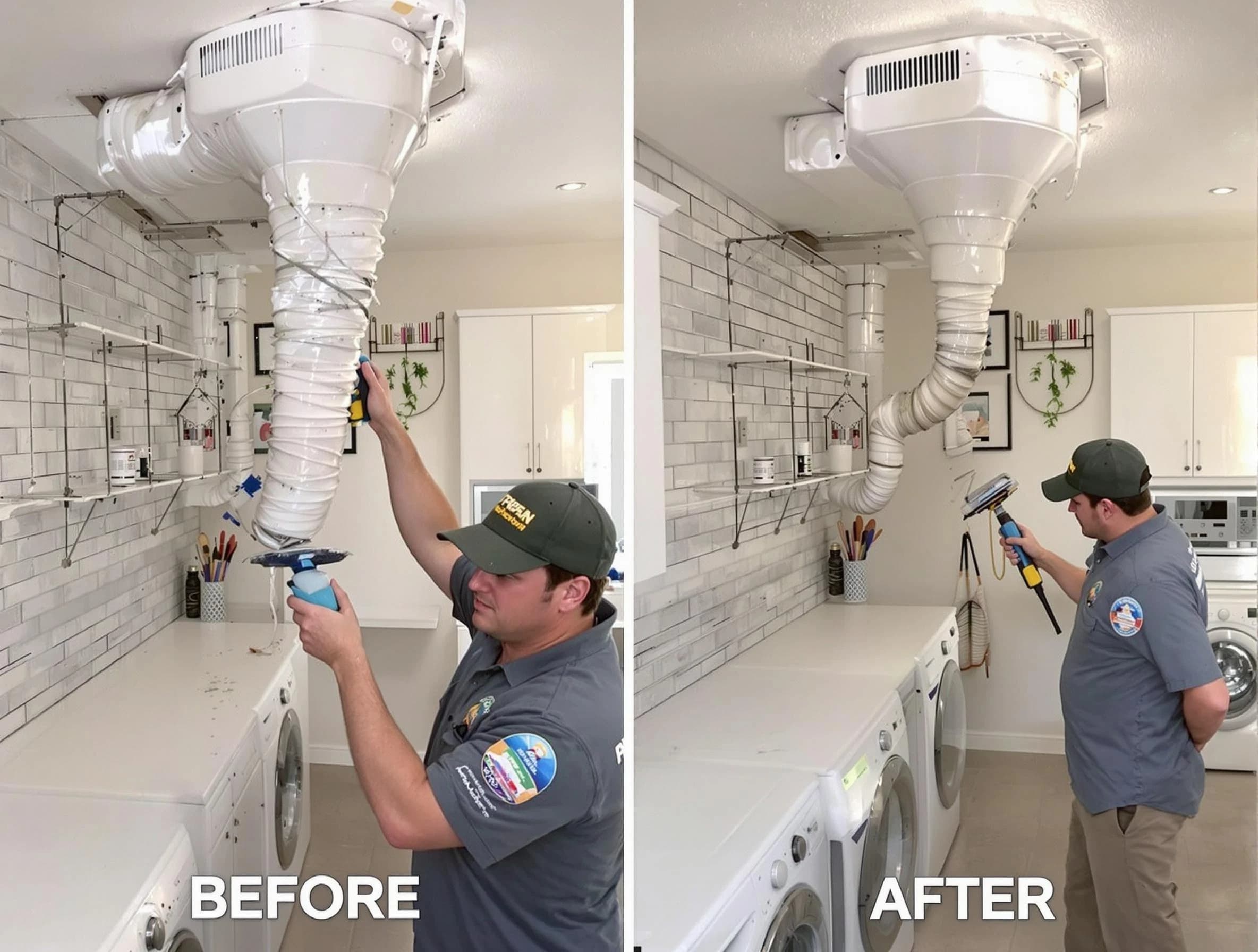 Professional dryer exhaust vent cleaning by Purcell Dryer Vent Cleaning in Purcell