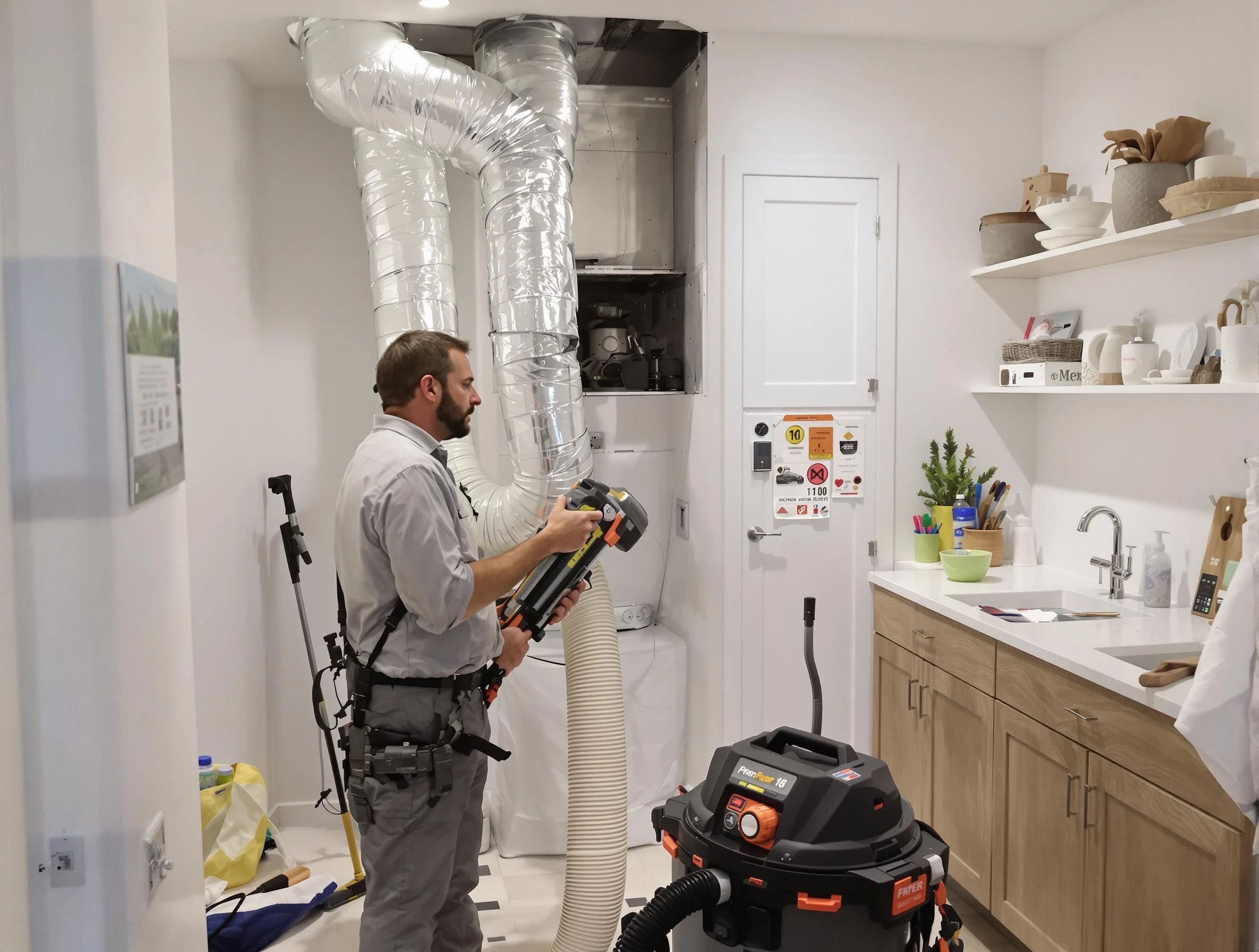 Clogged Dryer Vent Cleaning in Purcell