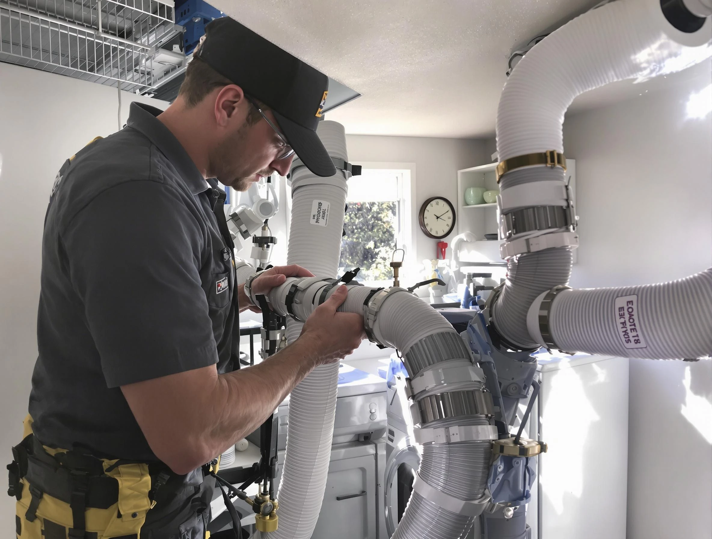 Dryer Vent Hose Installation in Purcell