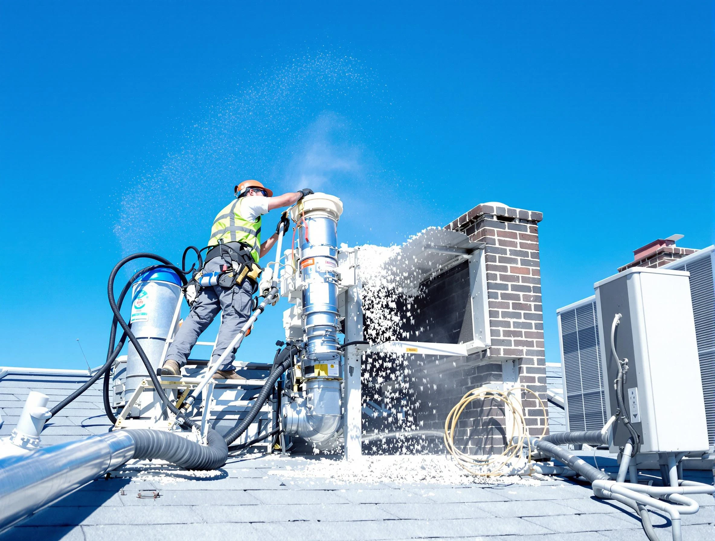 Expert roof dryer vent cleaning by Purcell Dryer Vent Cleaning in Purcell