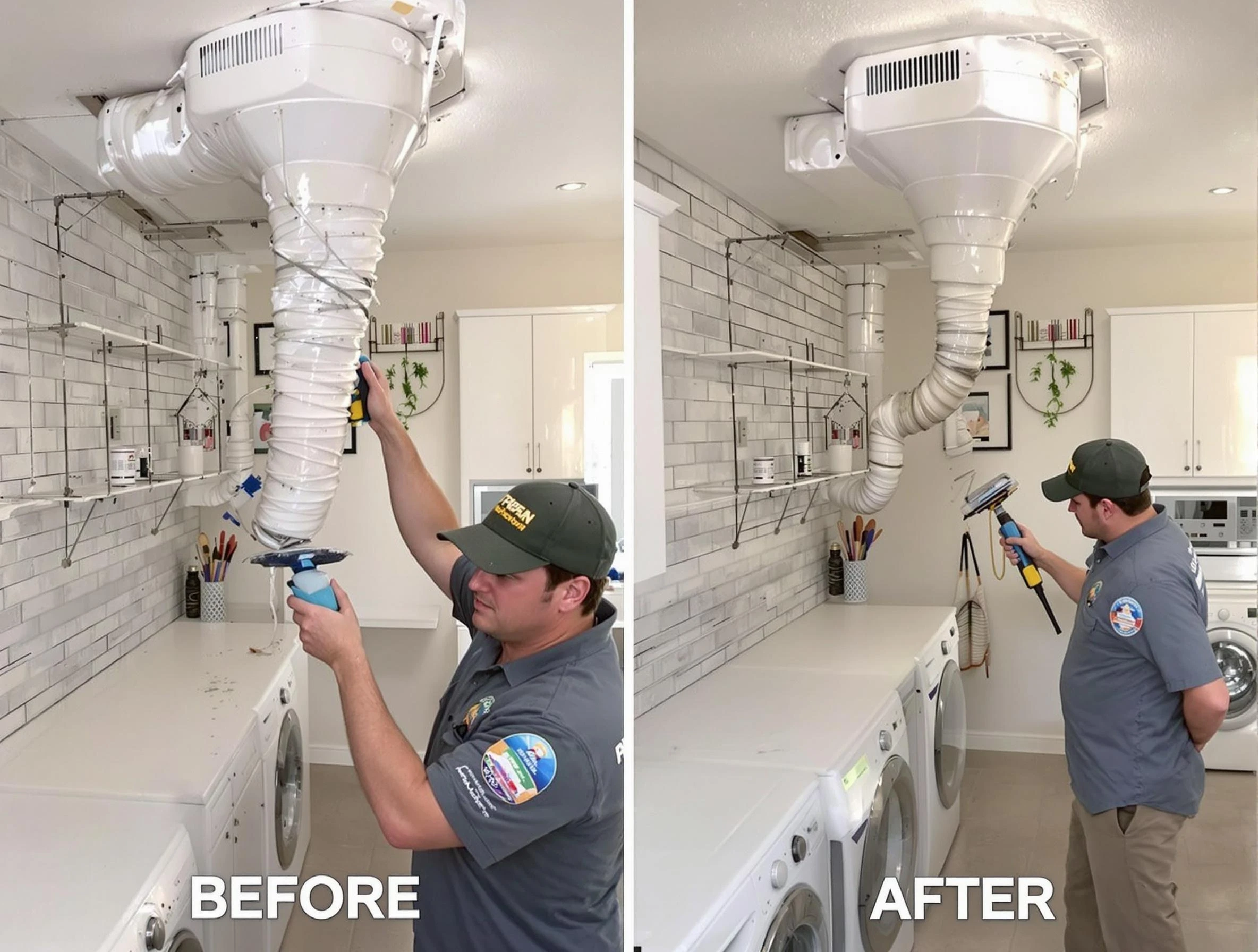 Professional dryer exhaust vent cleaning by Purcell Dryer Vent Cleaning in Purcell