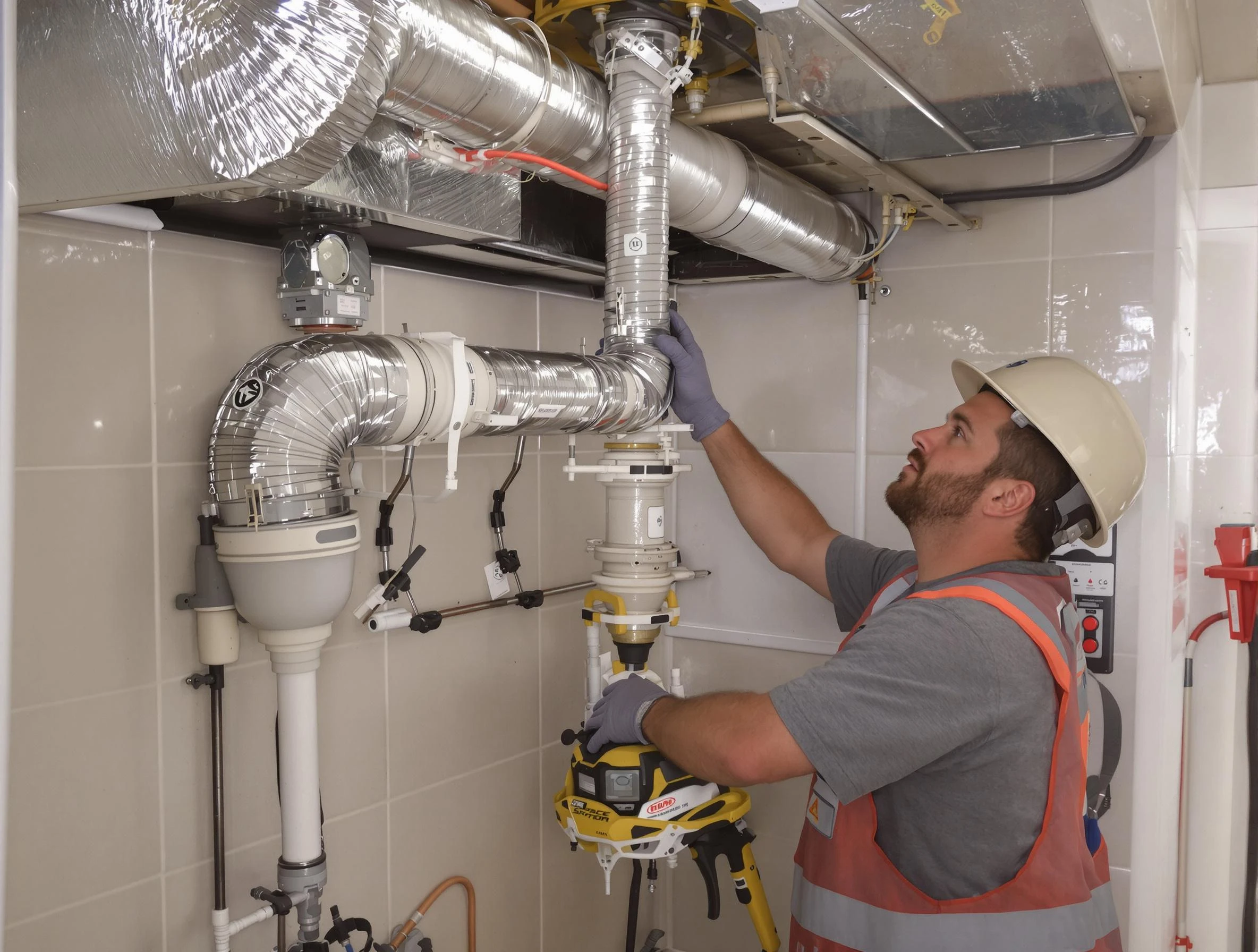Purcell Dryer Vent Cleaning expert performing professional dryer vent repair and installation in Purcell