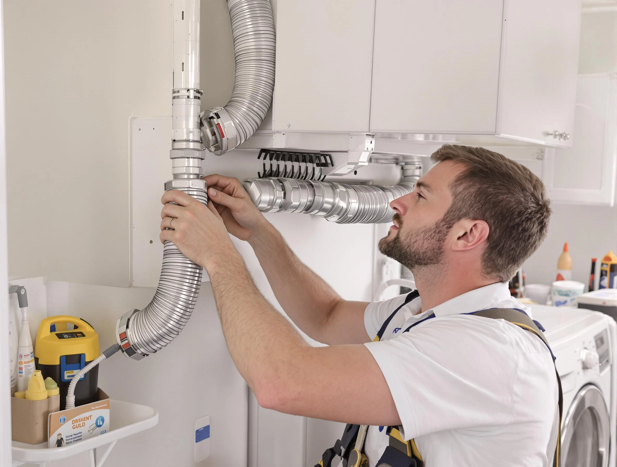 Professional dryer vent repair and installation by Purcell Dryer Vent Cleaning in Purcell